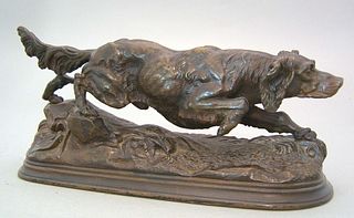 Jules Moigniez(French, 1835-1894), bronze figure o