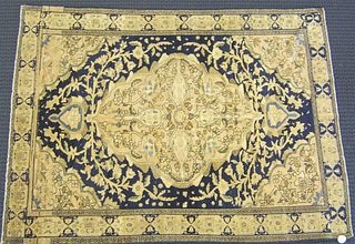 Sarouk malayer throw rug, ca. 1915, with central m