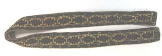 Turkoman sash, ca. 1900, with repeating medallions