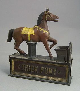 Trick Pony mechanical bank by Shepard Hardware Co.