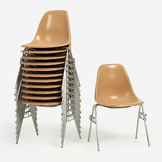  12 Eames for Herman Miller DSS Stacking Chairs (1959-63)