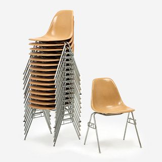  16 Eames for Herman Miller DSS Stacking Chairs (1959-63)