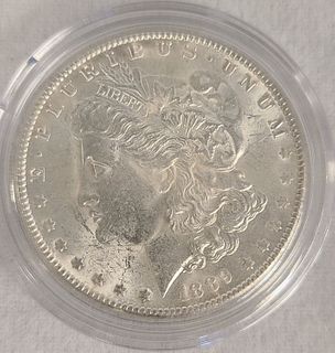 Gem Uncirculated U.S. 1889 Silver Dollar
