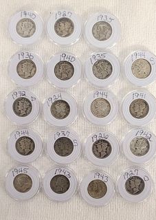 U.S. Silver Dime Collection
