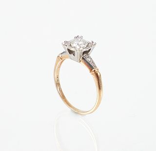 14K Bi-Color Diamond Ring