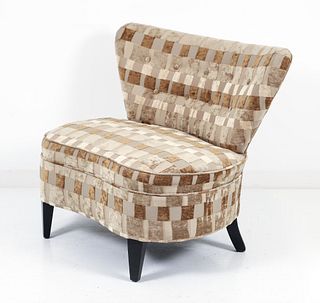 Mid Century Modern 1950s Slipper Chair