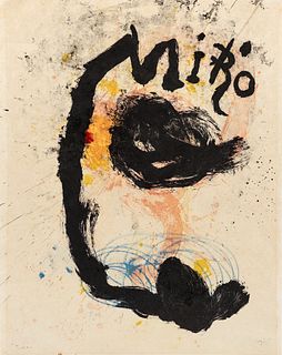 Joan Miro Musee de l'Athenee Geneve Signed Lithograph 1961