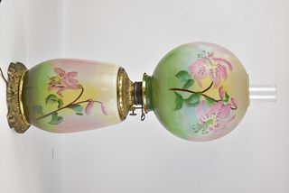 VICTORIAN GONE WITH THE WIND STYLE  LAMP
