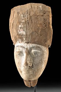 Fine Egyptian 25th Dynasty Sarcophagus Mask