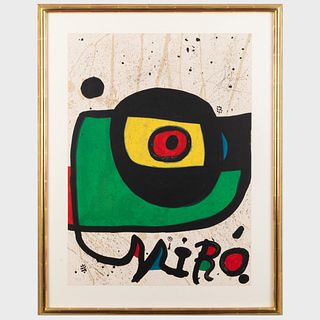 Joan Miro (1893-1983): Affiche pour l'Expositon 'Miro Pintura'