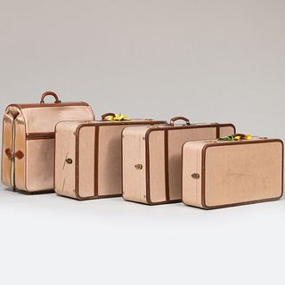 Set of Four T. Anthony Suitcases