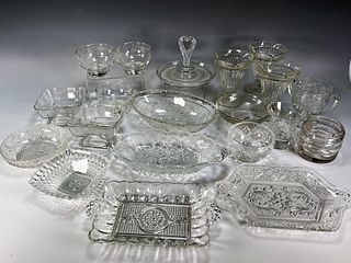 LARGE LOT OF GLASS ITEMS