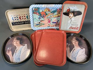 TRAYS INCL. COCA COLA AND MOTHER GOOSE