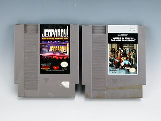 NES GAMES WHERE IN TIME IS CARMEN SANDIEGO & JEOPARDY!