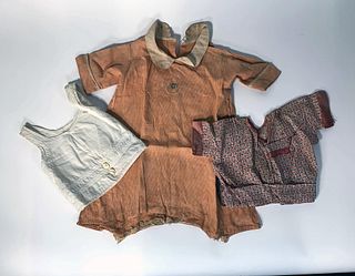 VINTAGE 1940S LINEN & COTTON CHILDRENS CLOTHES