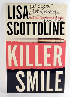 LISA SCOTTOLINE MYSTERY WRITER SIGNED PROMO POSTER