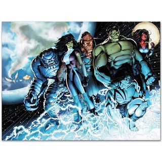 Marvel Comics "Incredible Hulks #615" Numbered Limited Edition Giclee on Canvas by Barry Kitson with COA.