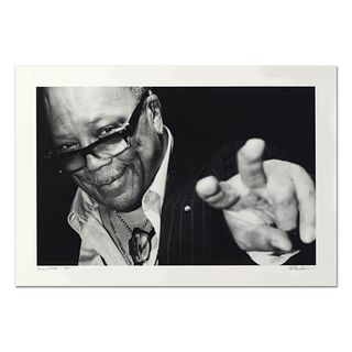 Rob Shanahan, "Quincy Jones" Hand Signed Limited Edition Giclee with Certificate of Authenticity.
