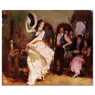 Pino (1939-2010), "The Last Dance" Artist Embellished Limited Edition on Canvas (46" x 38"), AP Numbered and Hand Signed with Certificate of Authentic