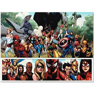 Marvel Comics "Secret Invasion #1" Numbered Limited Edition Giclee on Canvas by Leinil Francis Yu with COA.