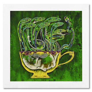 Lu Hong, "Medusa in Tea Cup 3" Limited Edition Giclee, Numbered and Hand Signed with Letter of Authenticity