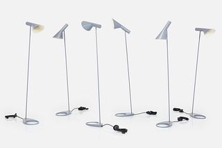 Arne Jacobsen, 'Visor' Floor Lamps (6)