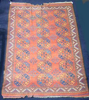 Bohkara rug, early 20th c., 9'10" x 7'2".