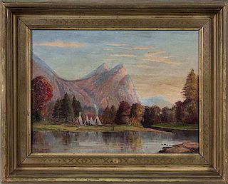 19th Century Mountain Landscape 