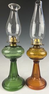 Two Kerosene Stand Lamps
