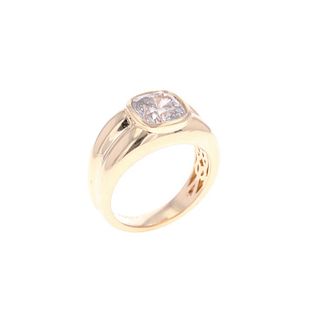 2.43ct Elegant VS2 Diamond & 18k Yellow Gold Ring