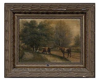Pastoral Scene with Cows 