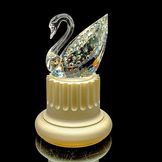 Swarovski Crystal Figurine, Centenary Swan & Pedestal 187407