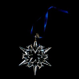 Swarovski Crystal Christmas Ornament, Snowflake 2007