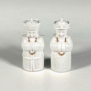 Pair of Lladro Porcelain Salt and Pepper Shakers