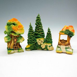 3pc Goebel Resin Miniatures, Bavarian Trees