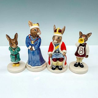 4pc Royal Doulton Bunnykins, Royal Family Figurines