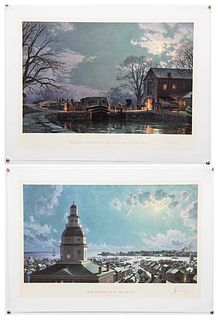 Group of 2: Annapolis & Georgetown by John Stobart