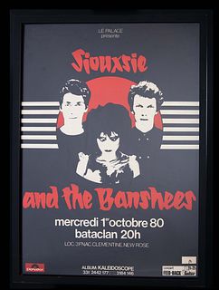 French Vintage Bataclan Siouxsie and the Banshees