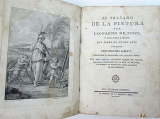 1784 SPANISH LEONARDO DA VINCI, THE STORY OF THE PAINTING, ANTIQUE ILLUSTRATED RARE