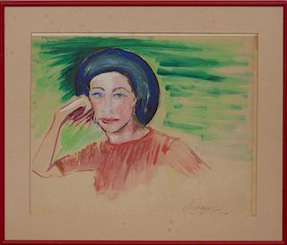 Arnold Scaasi (1931-2015): Portrait of a Woman