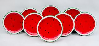 Italica Ars, Twelve 'Watermelon' Plates