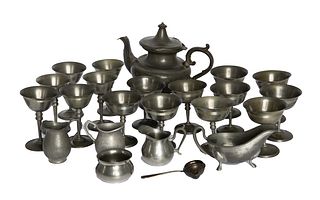 Genuine Pewter Glasses and Kitchenware
