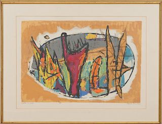 Marcel Janco (1895-1984): Creation la Monde; Le Balcon; and Mountains in Negev