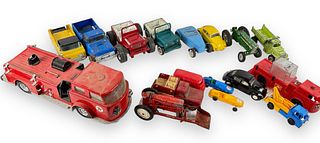 Large Group Of Vintage Toy Vehicles