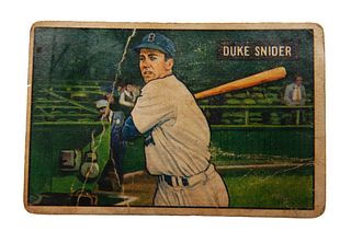 Duke Snider Brooklyn Dodgers Baseball Card 1951