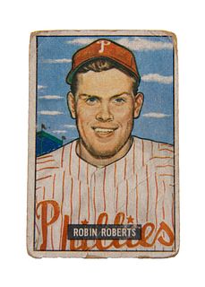 Robin Robert’s Phillies Baseball Card 1951