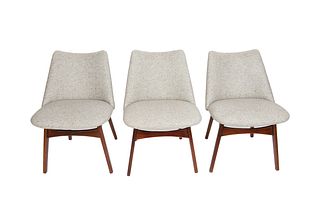 Three Adrian Pearsall Dining Chairs