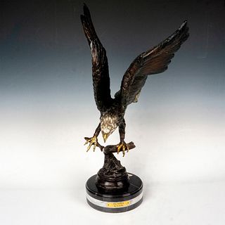 William Aribu (American, 20th c.) Bronze Sculpture, Hunter