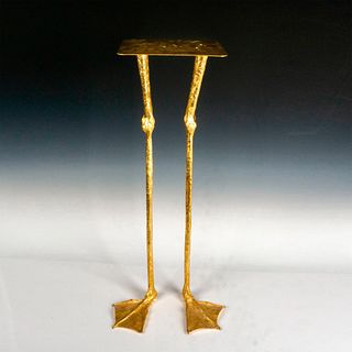 Porta Romana Style, Gilded Bronze Duck Feet Display Table