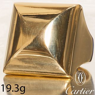 CARTIER, DOMED SQUARE RING,